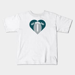 Heart Shaped Philadelphia Eagles Kids T-Shirt